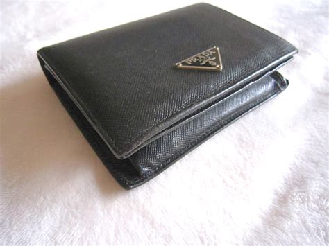 prada mens bifold wallet|prada black wallet price.